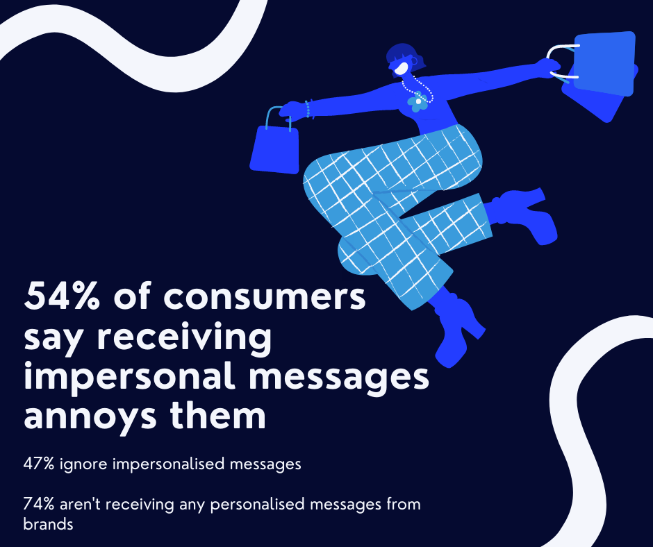 customers don't like impersonal messaging